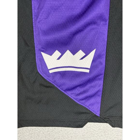 Nike Engineered Sacramento Kings Shorts Men’s XL Tall Black Practice Crown NBA - Picture 8 of 13